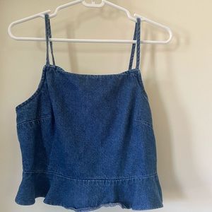 Denim Tank Top